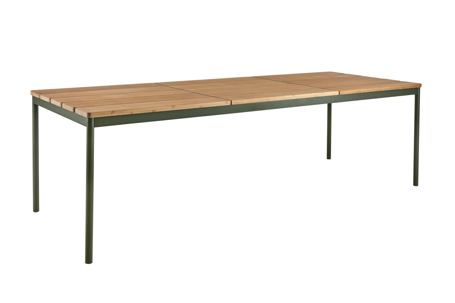 Nox dining table Nordic Green/Bamboo | Brafab